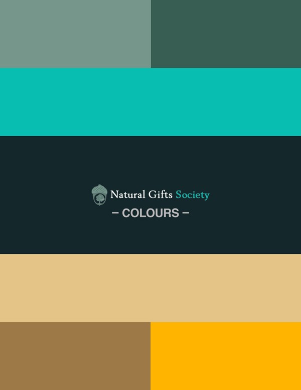 Natural Gifts Society Mood Board - Colour