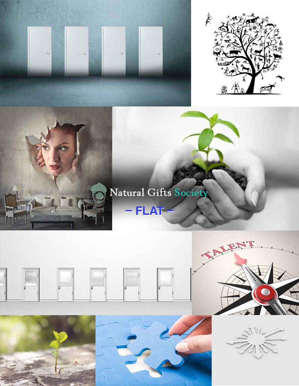 Natural Gifts Society Mood Board - Conceptual
