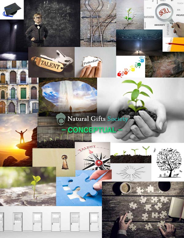 Natural Gifts Society Mood Board - Flat